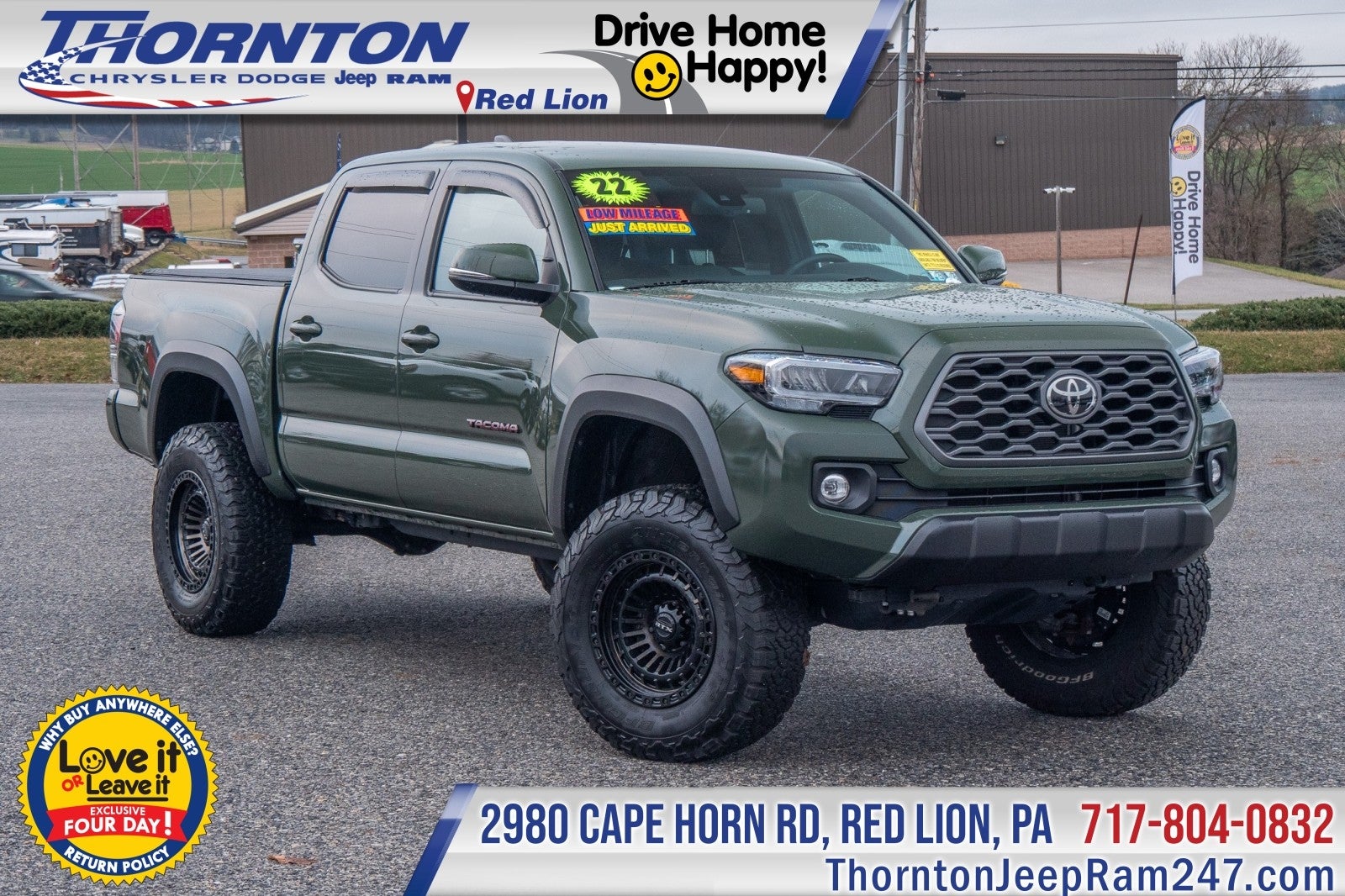 2022 Toyota Tacoma 4WD TRD Off Road Lifted 4x4