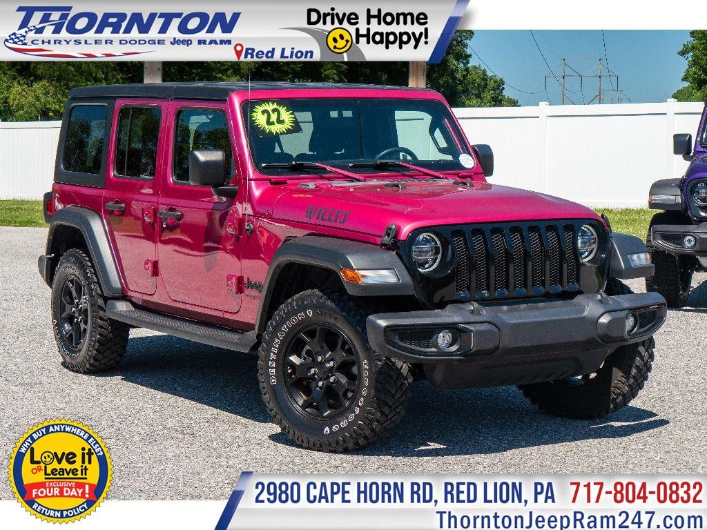2022 Jeep Wrangler Unlimited Willys