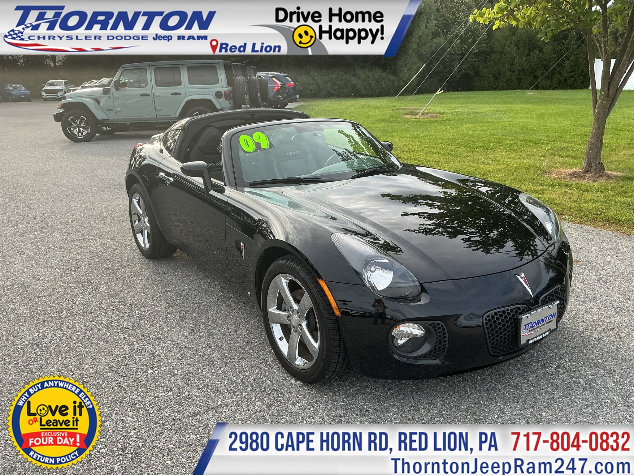 2009 Pontiac Solstice GXP Hardtop Convertible