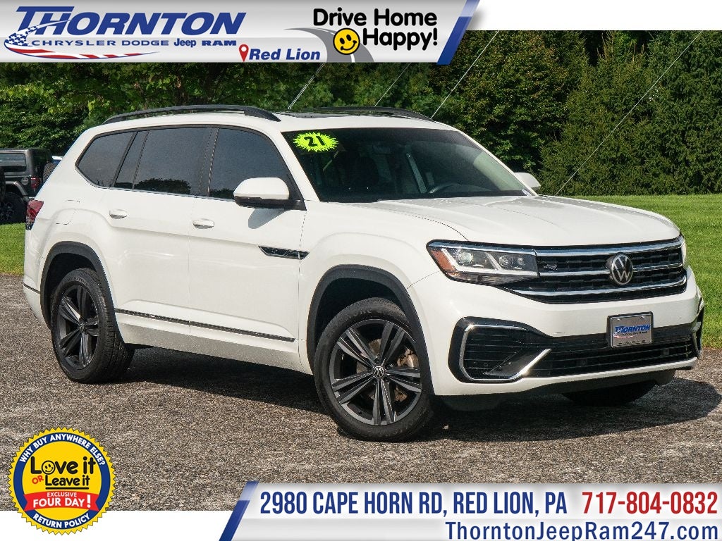 2021 Volkswagen Atlas 3.6L V6 SE w/Technology R-Line
