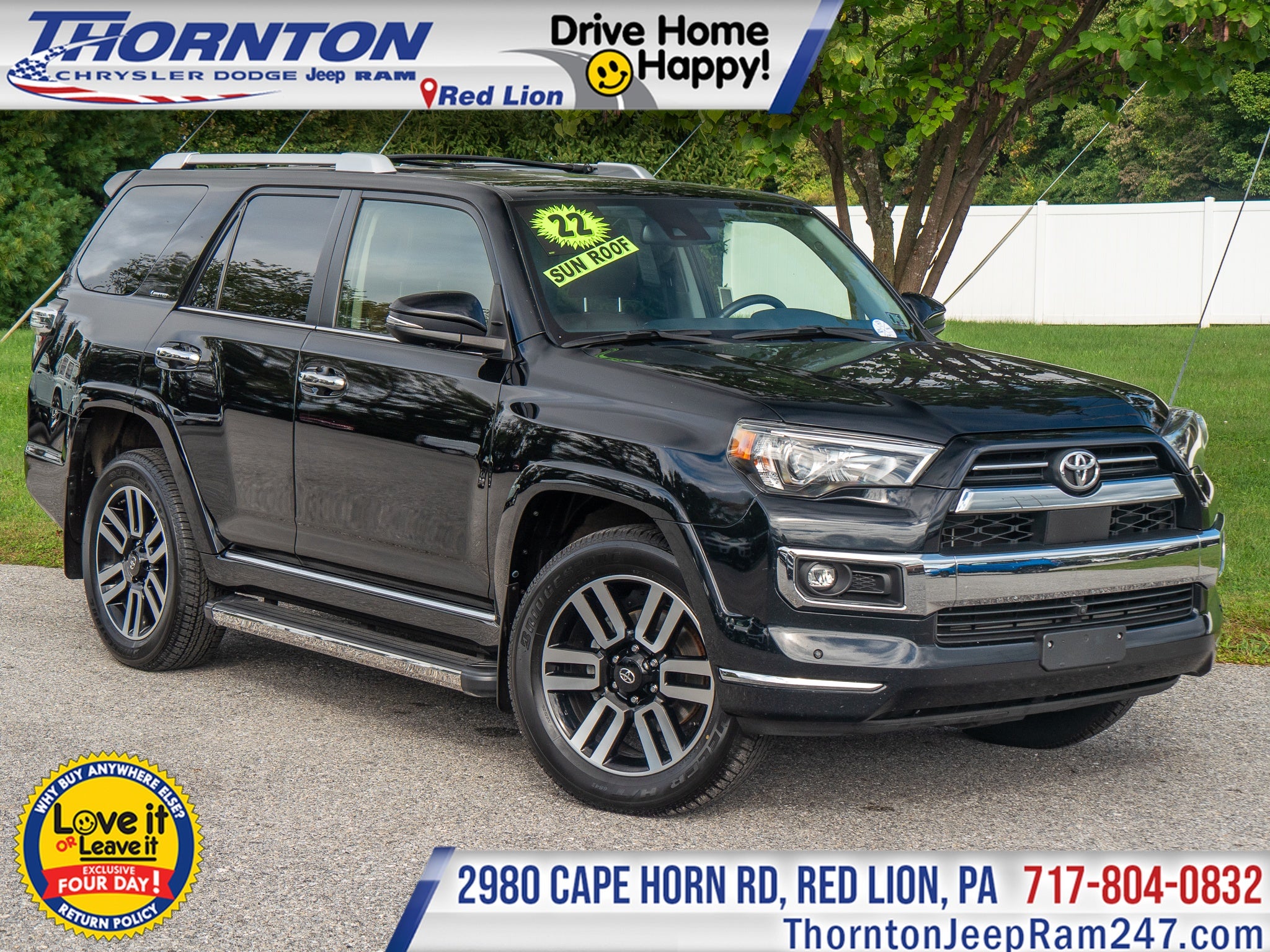 2022 Toyota 4Runner Limited With 3rd Row