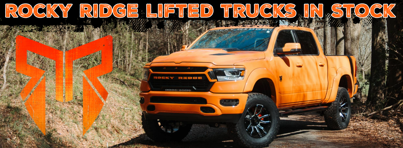 Rocky Ridge Lifted Trucks in STOCK