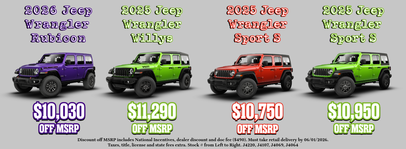 Wrangler Deals