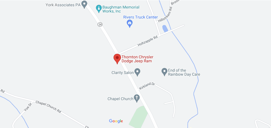 Map of Thornton Chrysler Dodge Jeep Ram